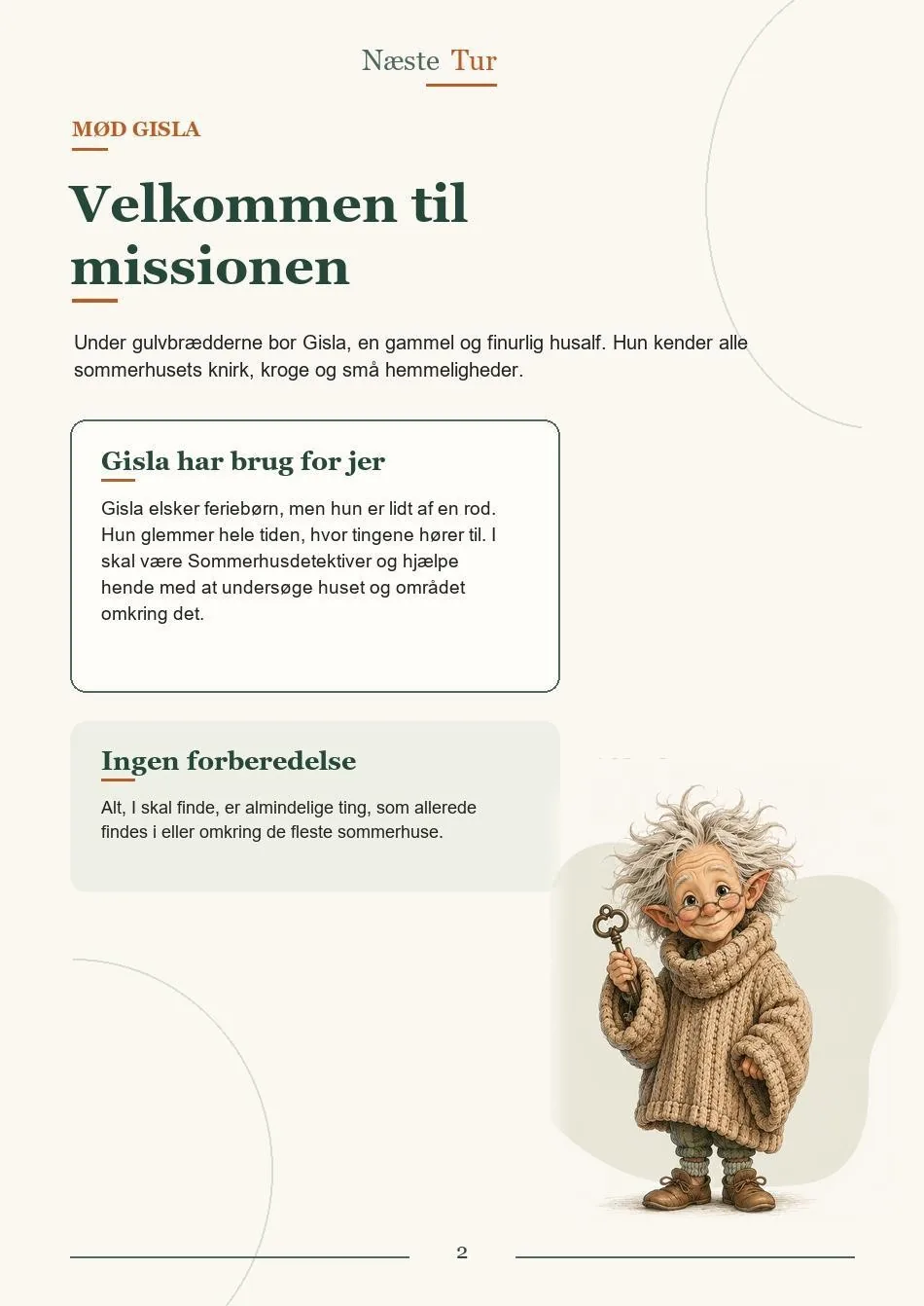 Smugkig på introduktionen til Sommerhusets Hemmelige Mission