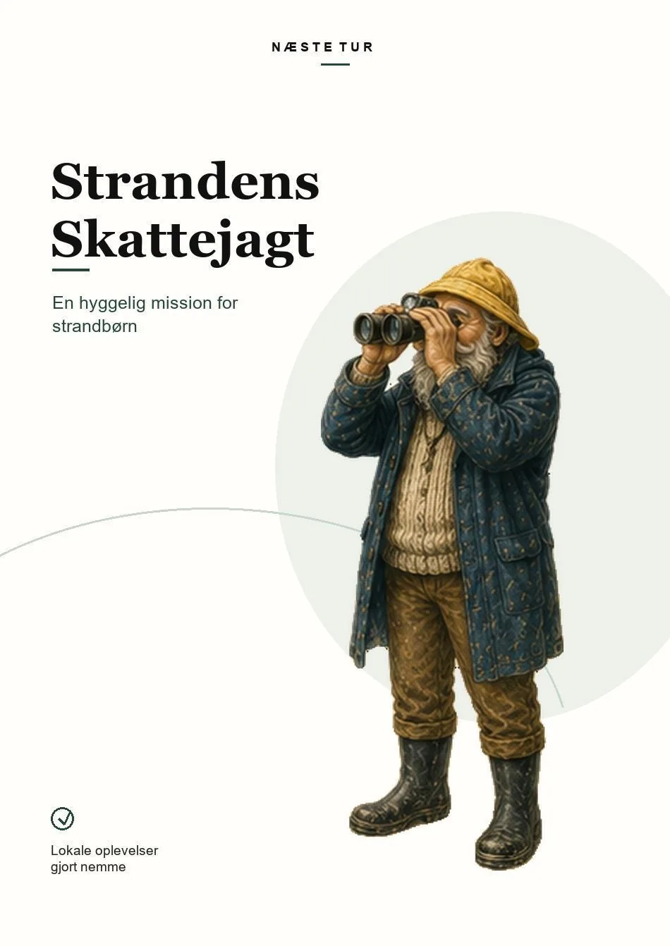 Forside til Strandens Skattejagt