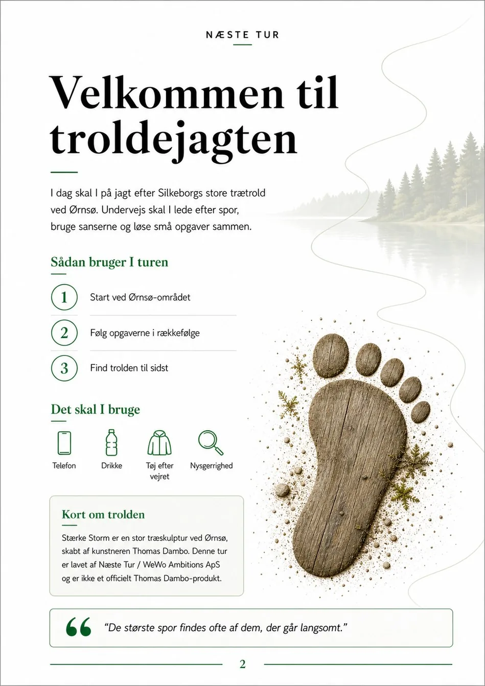 Smugkig på introduktionen til På jagt efter Silkeborgs trold